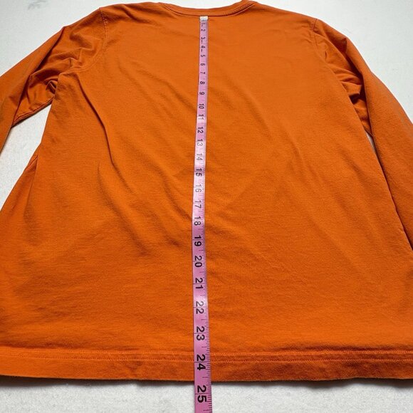 PSYCHO BUNNY Men Tee Long Sleeve Graphic Print Crew Neck Sz M Orange Casual 3-27 - Picture 12 of 12
